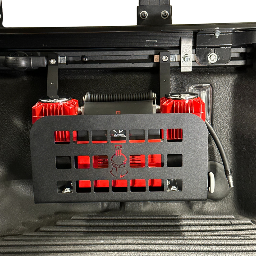 Thor's Lightning Refuge MOLLE Portable Air Compressor Mount for Jeep Gladiator JT 2020-Present Thor's Lightning Refuge MOLLE Portable Air Compressor Mount for Jeep Gladiator JT 2020-Present